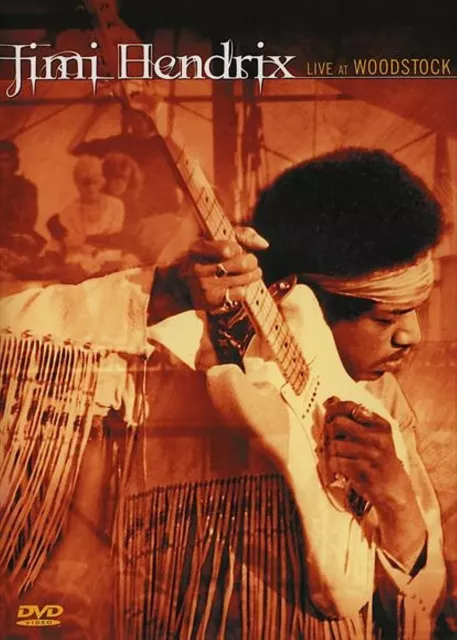 Jimi Hendrix Live At Woodstock Movie 1999 Art Poster Style A. 11 X 17 inches CNS