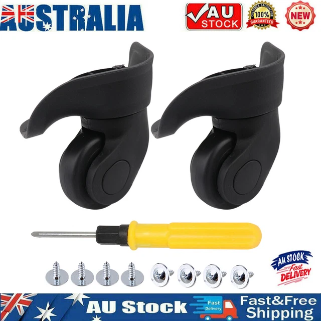 Pack of 2 Luggage Suitcase Wheels Replacement Mute Casters Wheels Wear-Resistant