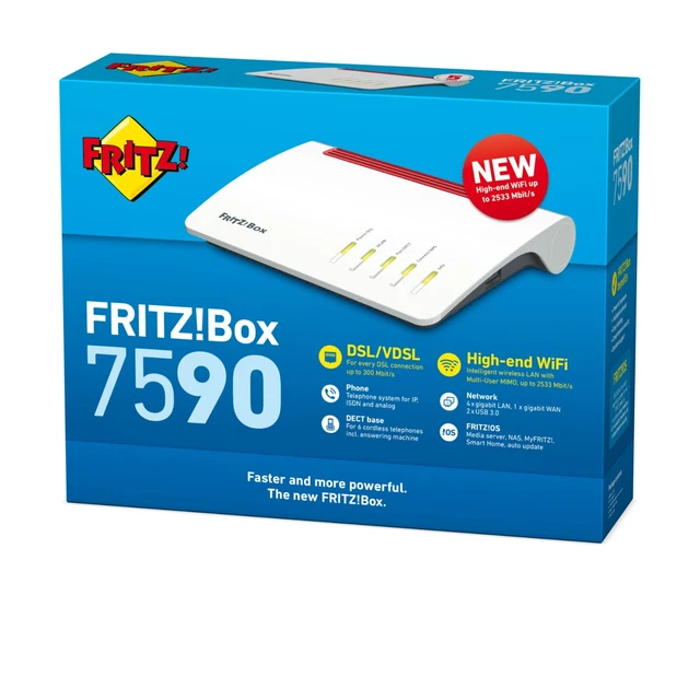 Fritzbox 7590 FRITZ!BOX Tim edition, modem Router VDSL/ADSL