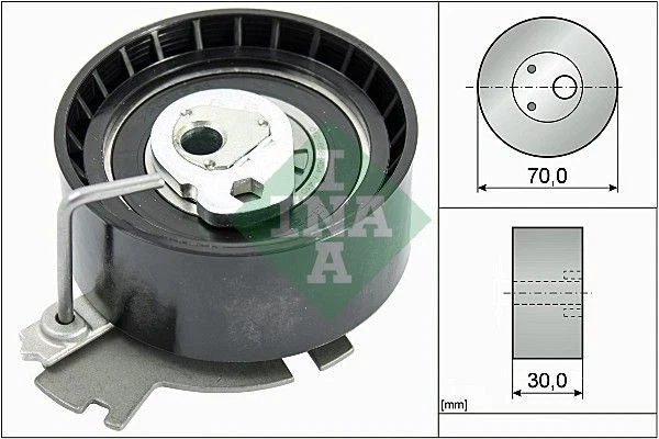 INA Galet tendeur de courroie de distribution Poulie-tendeur 531 0632 10 30mm