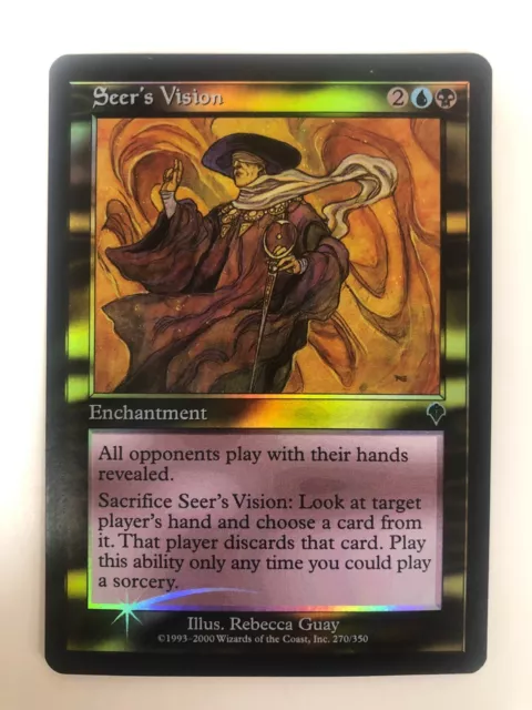 Magic The Gathering 1x Seer's Vision - Invasion (LÁMINA) Casi nuevo Magic The Gathering - 607