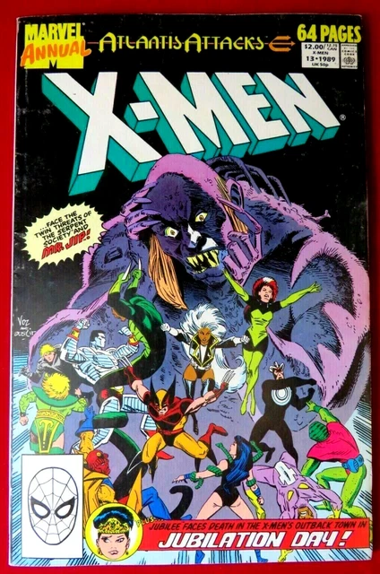 X-Men Annual #13 Marvel Comic Book Atlantis Attacks 1989