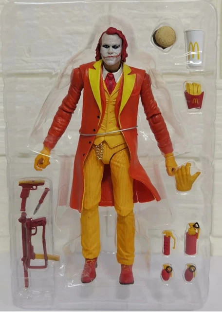 NECA DC Comics Orange McDonald's Joker Dark Knight PVC Action Figure (US Seller)