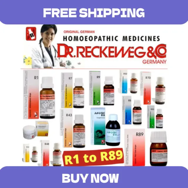 Gotas homeopáticas Dr. Reckeweg R1 a R89 Alemania - paquetes de 22 ml | ENVÍO GRATUITO