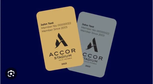 Accor Gold membership. NRL 2024