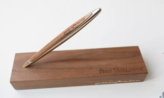 BEAUTIFUL Napkin 4EVER Pininfarina Cambiano Rosegold Desk pen Italy 2