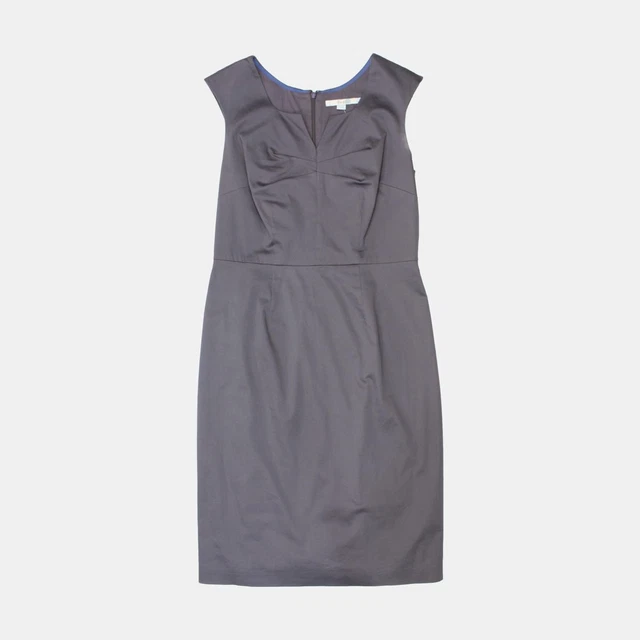 Boden Dress / Size 12 / Womens / Grey / Cotton