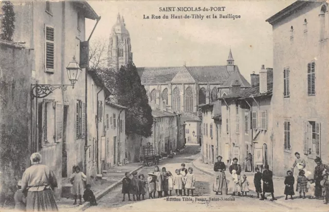Cpa 54 Saint Nicolas De Port La Rue Du Haute De Tibly