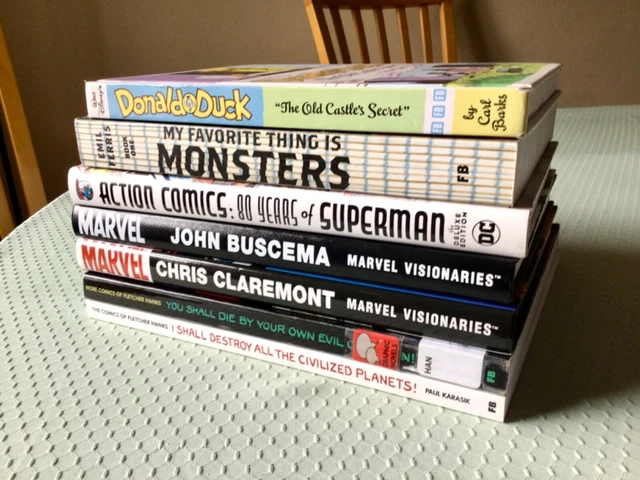 Carl Barks John Buscema Chris Claremont Fletcher Hanks Superman TPB HC Omnibus