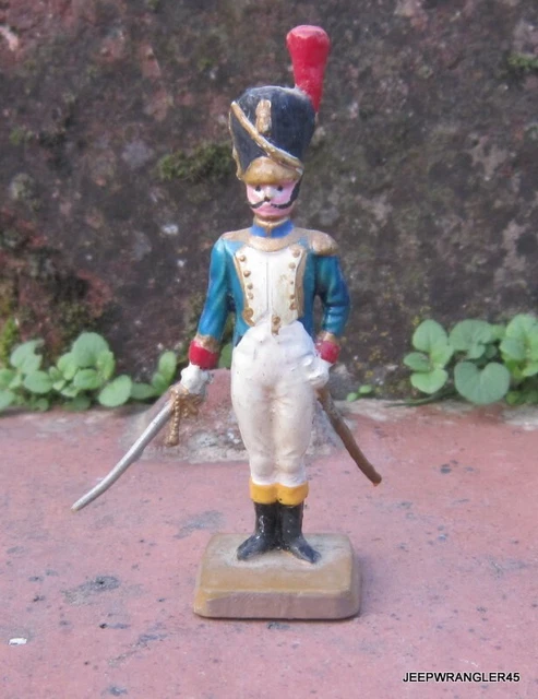 Figurine Soldat Empire Napoléon En Métal Peint - Cavalerie 1:32 (60 Mm) Delprado - Occasion