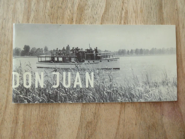 Broschüre "Don Juan" (Baujahr 1935), Geschichte Sanierung des Salonschiffs