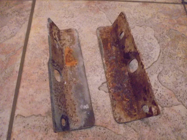 Lancia Montecarlo Scorpion Bumper Mount Brackets -- Car Pair