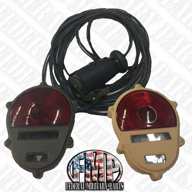 Extended Length 40 Plug and Play Prewired SM License Plate Light Only - Federal Military Parts