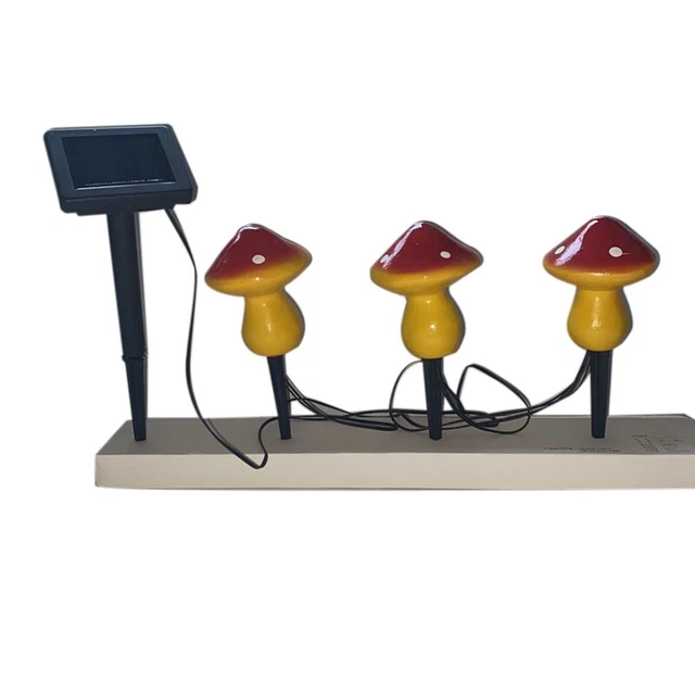 Outdoor Lighting Solar Mushroom Light for Garden Courtyard Lawn Decoration  M6D6