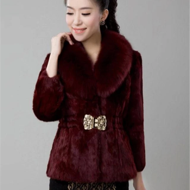 Mode Femmes Fausse Fourrure Haut Veste Manteau Pull Décontracté Thermal Peluche