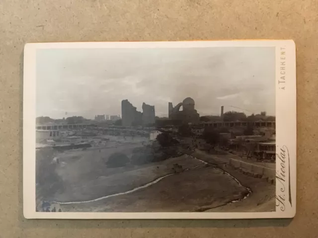 Original Vintage 19th century Photograph Nikolai Tashkent Uzbekistan SCARCE!