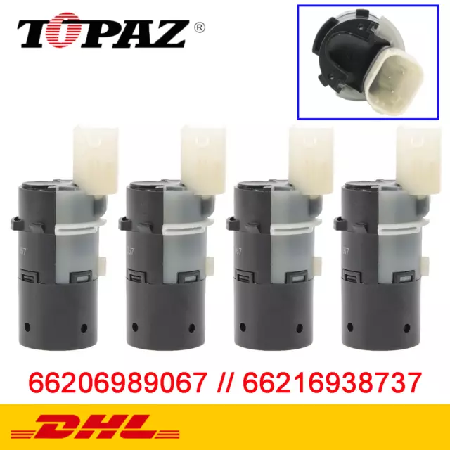 Satz 4x Sensor Einparkhilfe Parksensor PDC 3-polig für BMW 3er E46 316i 318d 330