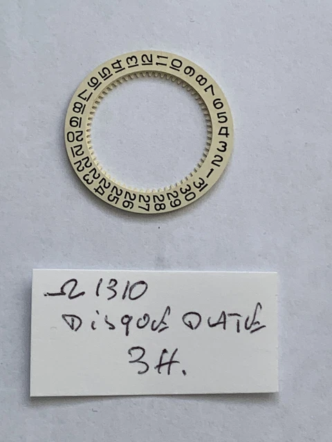Disque De Quantième (date Disc) Pour Mouvement Valjoux Cal. 7740/7741 - Occasion