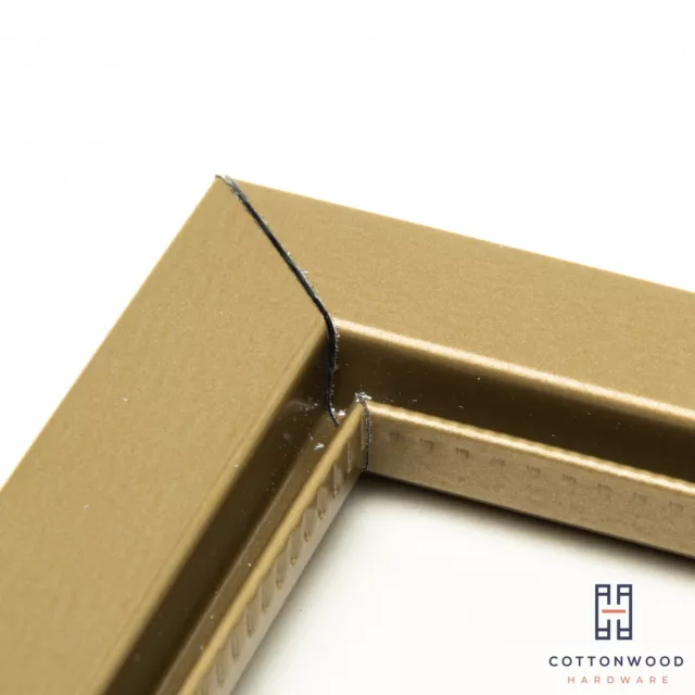 GOLDTONE / COPPERTONE WINDOW SCREEN FRAME - 7/16" x 3/4" - WOOD WINDOWS - USA