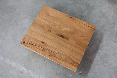 Plaque de table étagère planche plaque chêne wild bois massif leimholz planche rustique NEUF 