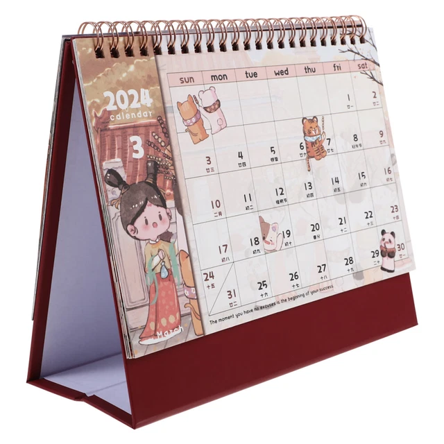 PLANNER CALENDAR CALENDAR 2024 Stylish Calendars Schedules Folding