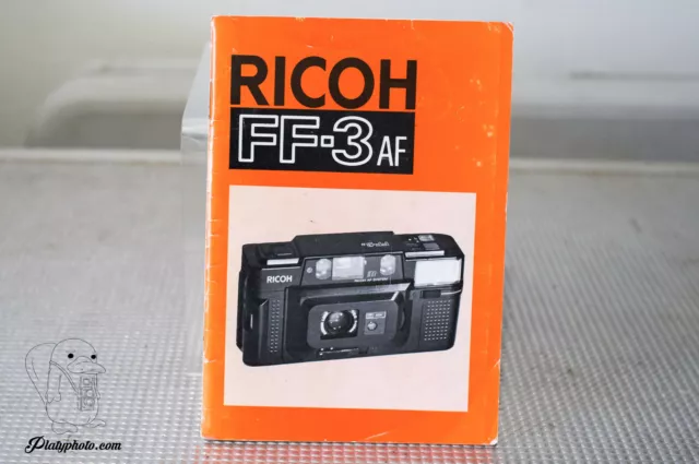Ricoh Ff-3Af Mode D'emploi Instruction Manual