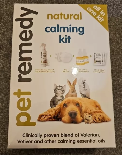 Pet Remedy Calming Spray Diffuser or Refill Dog Cat Bird  Stress Relief kit A