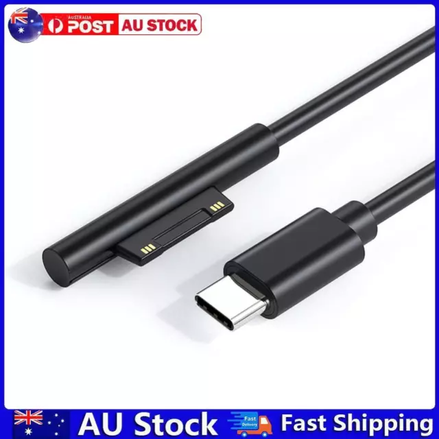 Fast Charging USB C Power Supply for Microsoft Surface Pro 3 4 5 6 Charger Cable