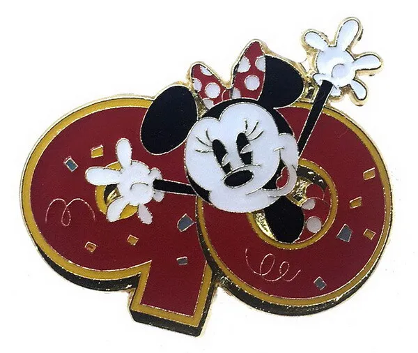 2018 Disney Shanghai 90th Birthday Minnie Pin Rare