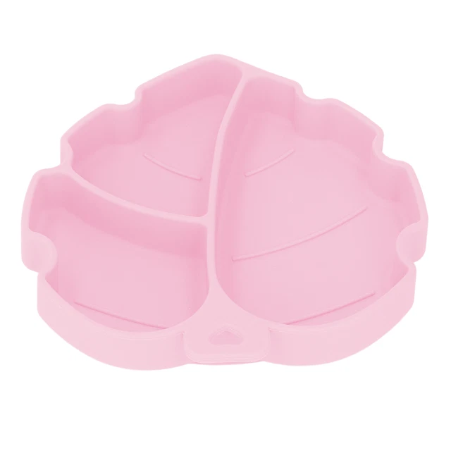 (Rose)Assiette Pour Tout-petit Assiette à Ventouse En Silicone De Taille