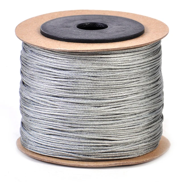 100m Nylon Schnur Flechtkordel Nylonfaden Makramee Shamballa Garn Basteln ye 3