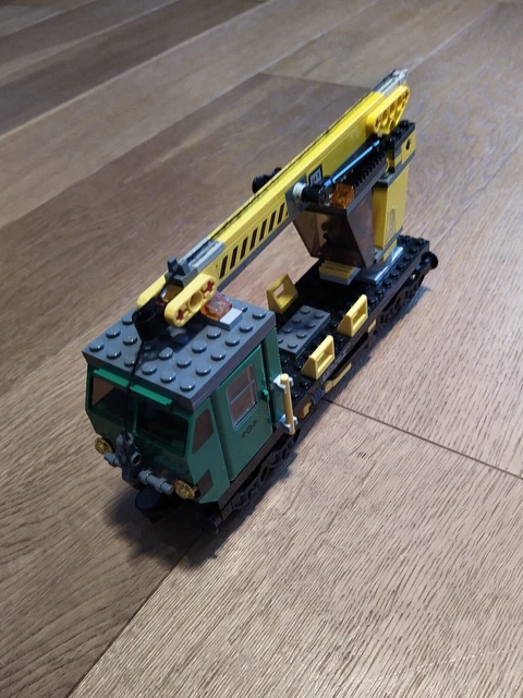 ORIGINAL LEGO® EISENBAHN 9V - Kranwagen / Kran Waggon / Anhänger - aus ...
