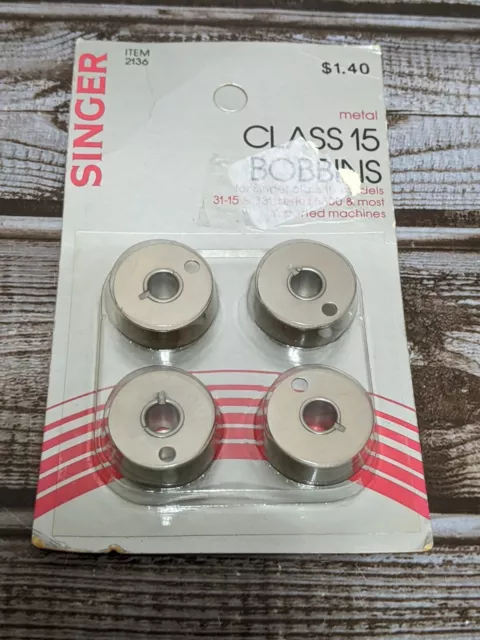 Bobbins Singer Clase 15 Metal Japón 31-15 331 5500 Nuevo Nuevo De Reedición
