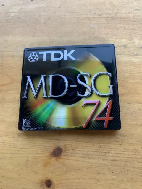 BRAND NEW SEALED TDK MD-SG 74 minute Gold MiniDisc $7.99 - PicClick