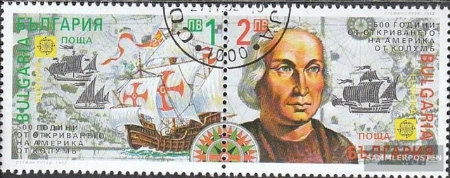 Bulgarien 3982-3983 Paar (kompl.Ausg.) gestempelt 1992 Entdeckung Amerika