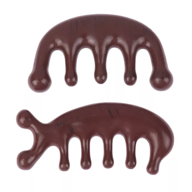 1Pc Resin Massage Comb Head Meridian Scalp Comb Face Scraping Wide Tooth Comb