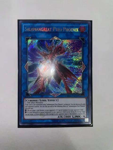 Yu-Gi-Oh Salamangreat Pyro Phoenix CHIM-EN039 1st ED NM Secret Rare