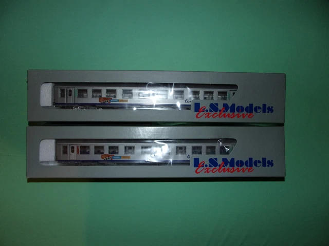 LS Models Coffret 3 Voitures Voyageurs USI Vert/inox CYCLOPE 40006 - NEUF RARE