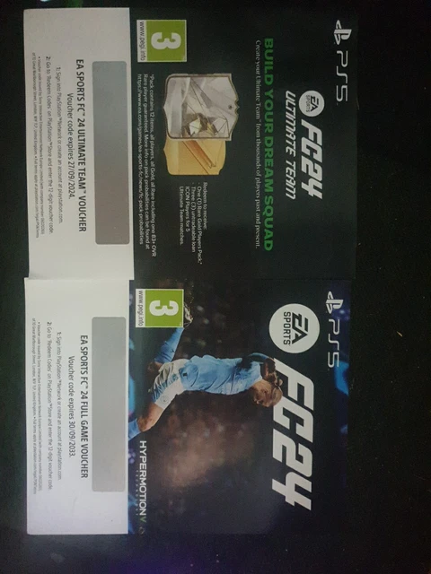 EA SPORTS FC 24 (Sony PlayStation 5, 2023) And Ultimate Team Voucher