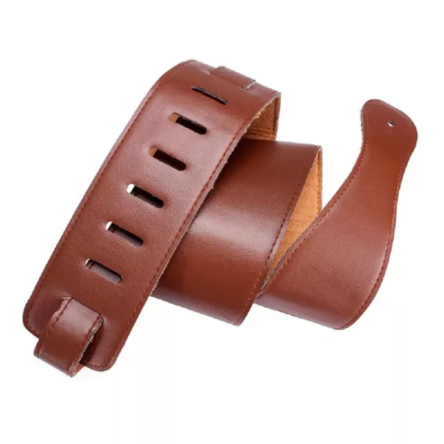 Soft PU Leather Thick Adjustable Strap for Electric Guitar Musical Instruments 2