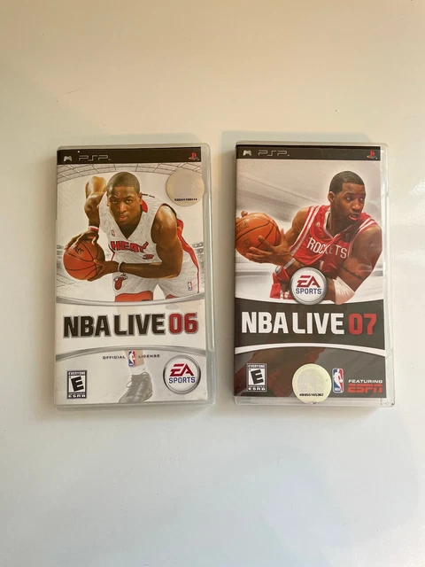 NBA LIVE 06 NBA Live 07 Sony PSP Playstation Portable 2006