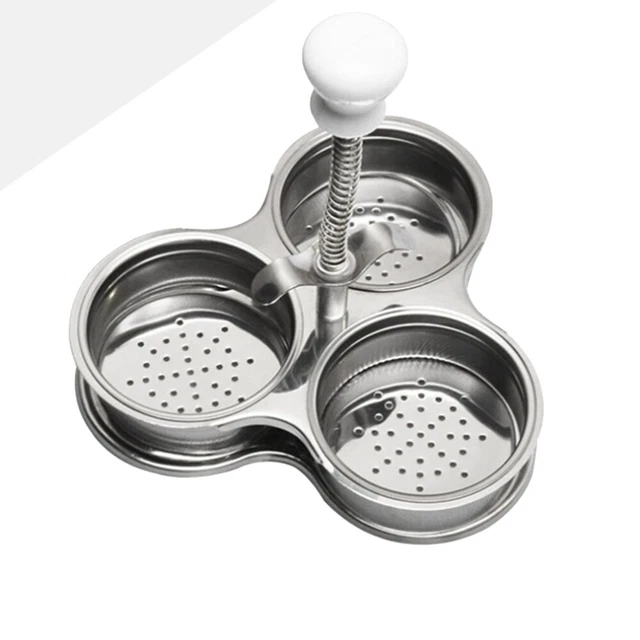 Rodillo agitador hervidor de huevos cocido duro anillos de huevos vapor vapor vapor de huevos