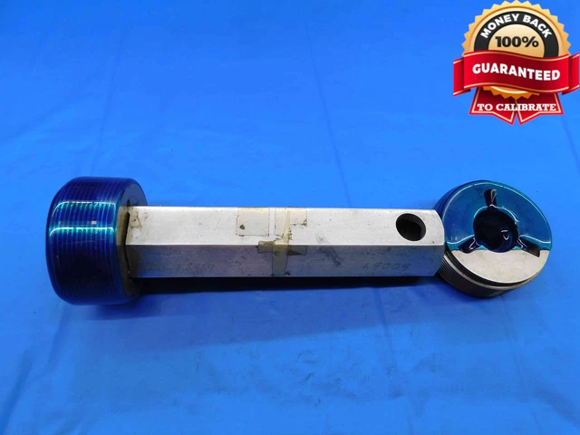 1 15/16 16 Ns Thread Plug Gage 1.9375 Go No Go P.d.'s = 1.8969 & 1.9009 Check