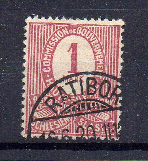 0410# Dt. Reich 1920, Abstimmungsgebiete Oberschlesien, Mi.Nr. 8, gestempelt