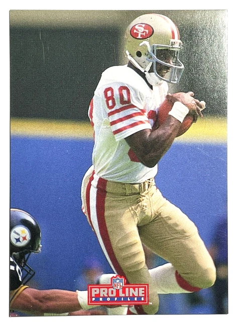 Pro Line Jerry Rice Card HOF'ER JERRY RICE 49ers, Raiders 1992 Pro Line Profiles 3 sur 9 mini ...
