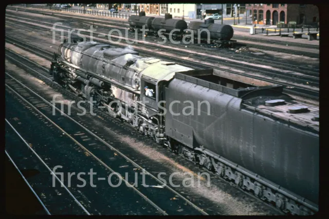 D DUPLICATE SLIDE - Union Pacific UP 4015 STEAM Big Boy Scene 1950s