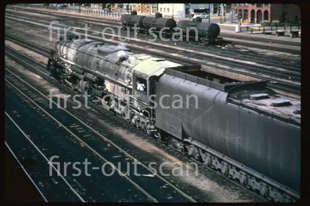 D DUPLICATE SLIDE - Union Pacific UP 4015 STEAM Big Boy Scene 1950s