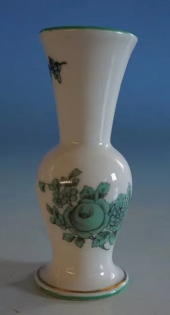 Rosenthal Bahnhof Selb Miniatur Vase Miniaturvase grün um 1910/20 8cm (1023-015) 2