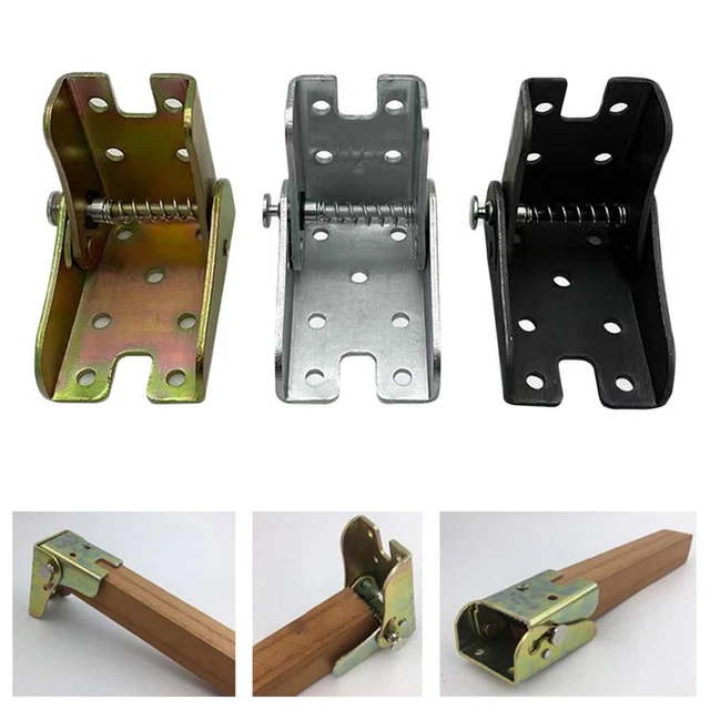 FOLDING TABLE CHAIR Leg Hinges 90Degree SelfLocking Bracket Hinge