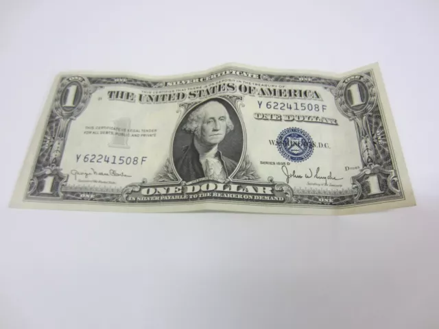1935 D $1 Silver Certificate Note 1952 KETCHIKAN KING SALMON DERBY DOLLAR